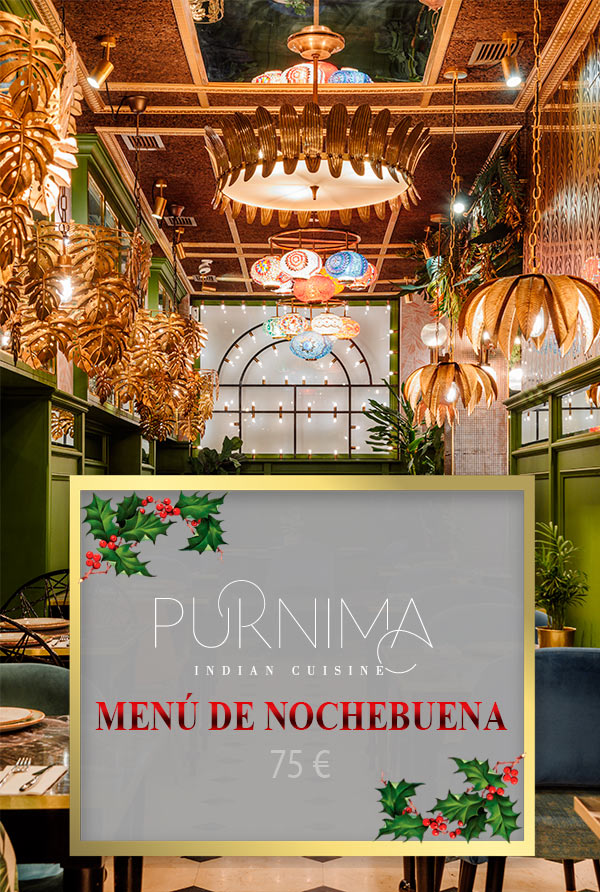 Menú de Nochebuena | Restaurante Purnima